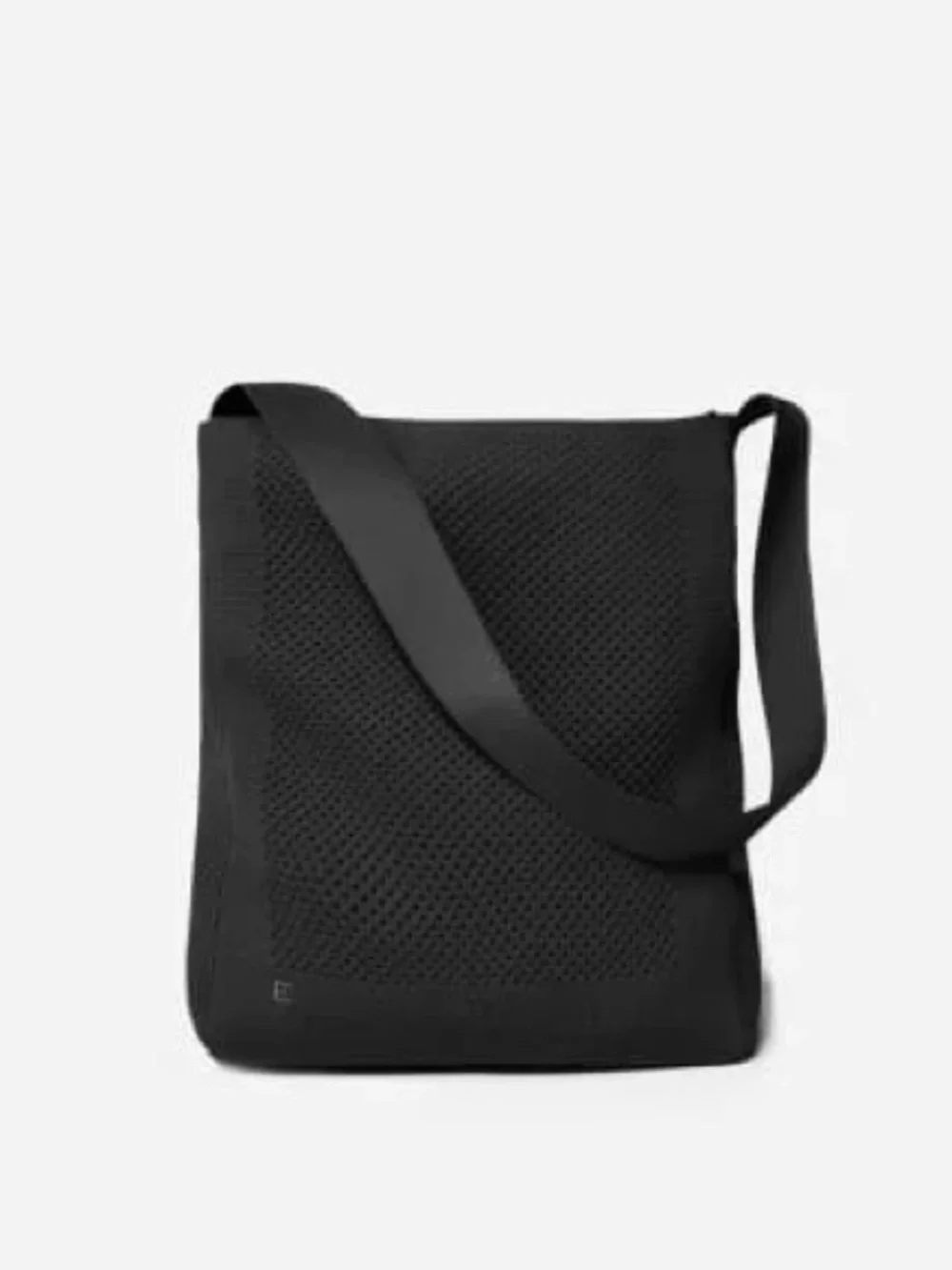 EVERLANE The Do-it-all Tote Black Mesh Shoulder Messenger Bag Tote - Picture 3 of 14